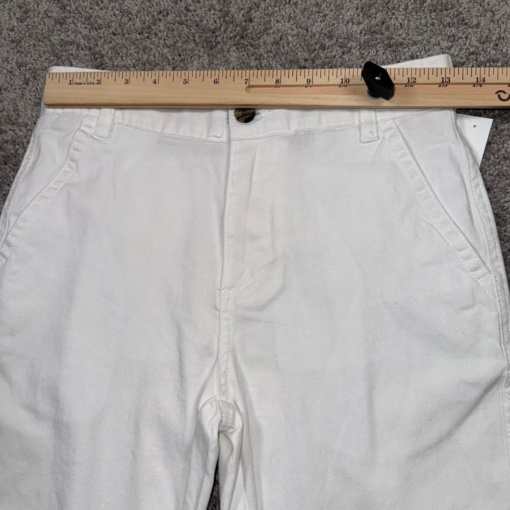Tommy Hilfiger Chino Pants Boys Straight Leg Stretch White 14 NEW - Picture 4 of 8